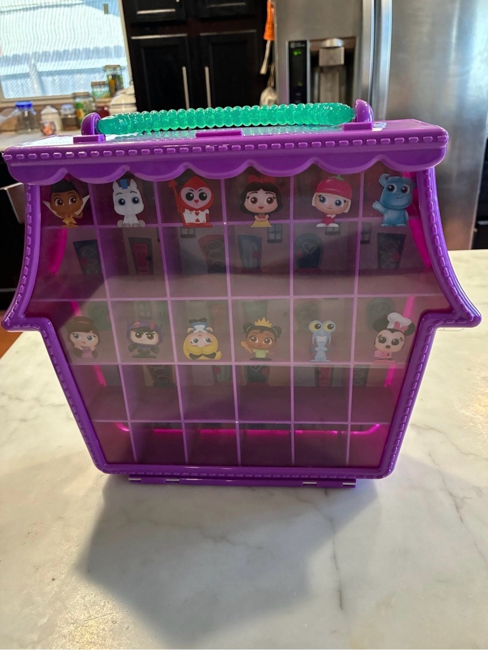 Disney Doorables Purple Ultimate Collector Carrying Case Storage Organizer